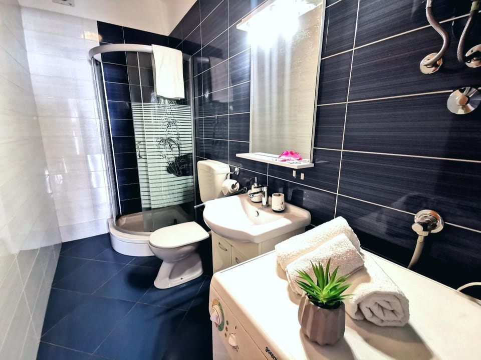 Shower, Toilet, Bathroom, towels