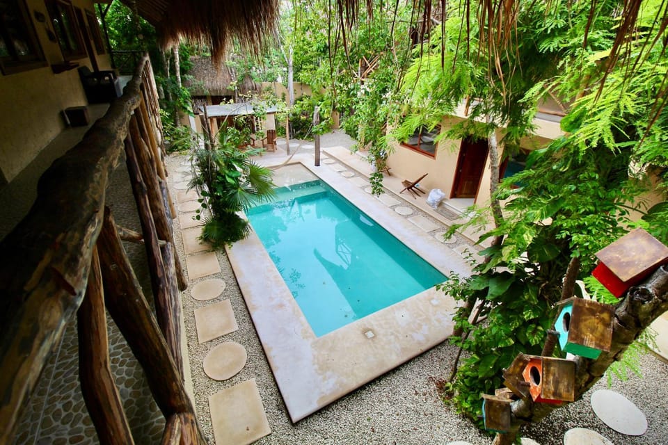 Property building, Pool view