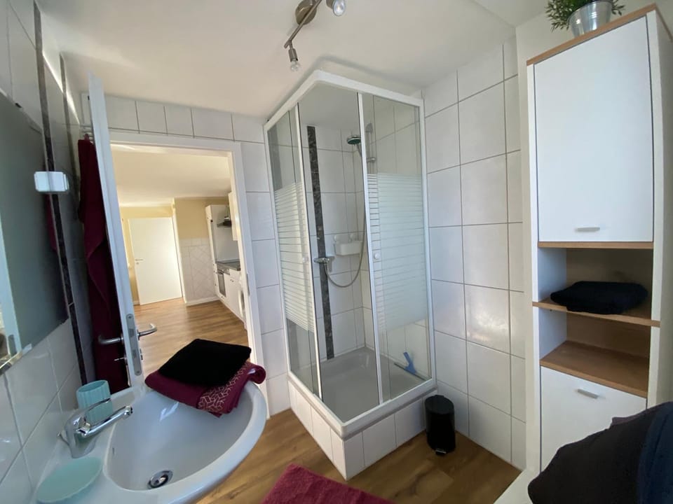 Bathroom, Living room