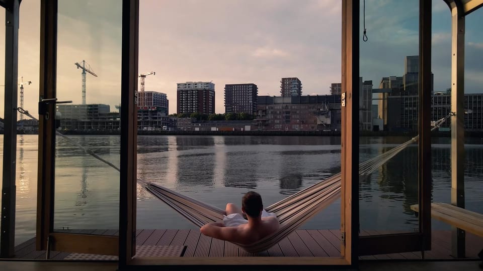 View (from property/room), Balcony/Terrace, City view, River view