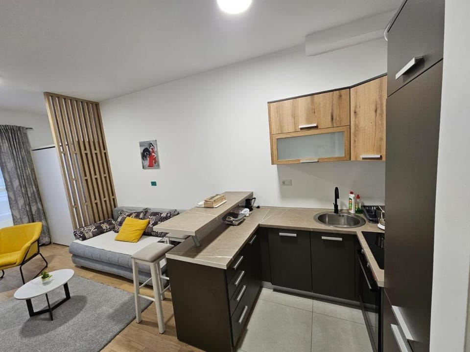 Kitchen or kitchenette, Living room, Photo of the whole room, Seating area, Dining area