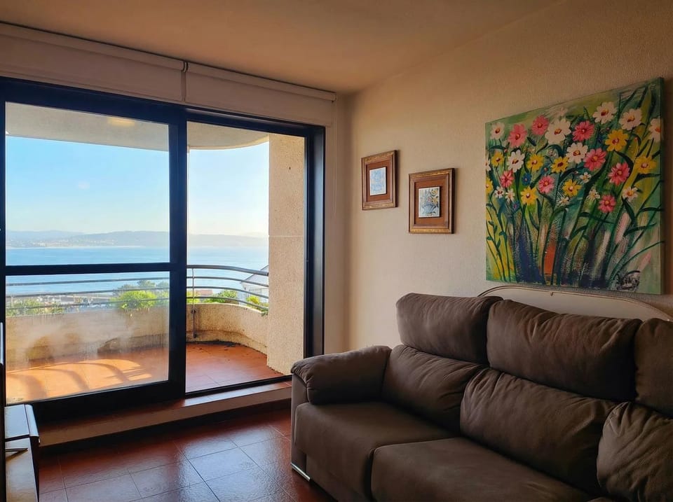 Living room, Seating area, Sea view