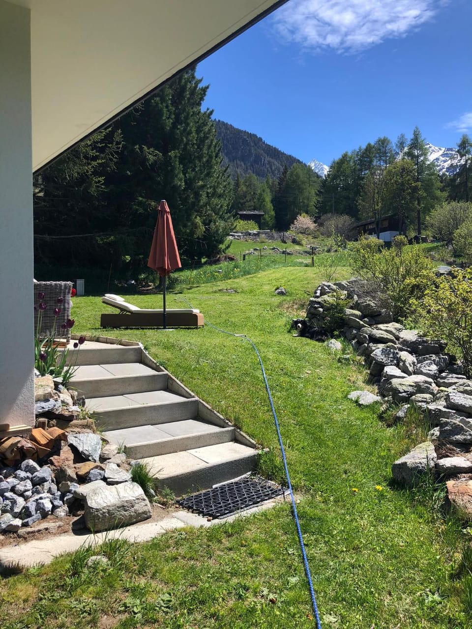 Garden, Garden view, Mountain view