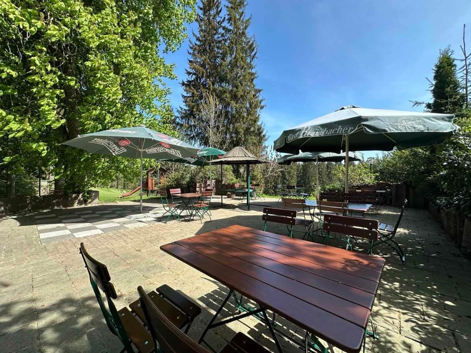 Patio, Restaurant/places to eat, Spring, Day, Garden