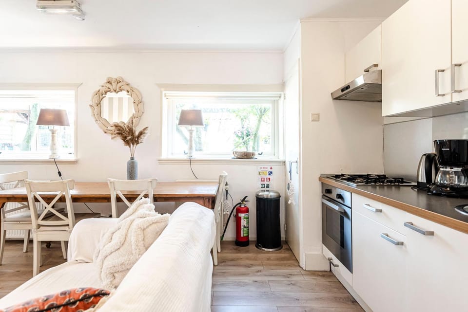 Living room, kitchen