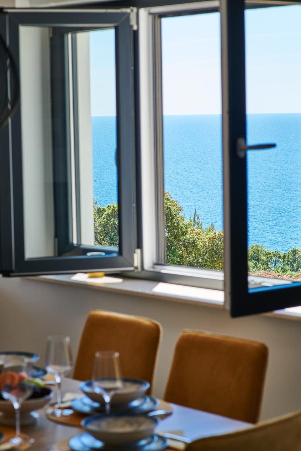 Natural landscape, Dining area, Sea view