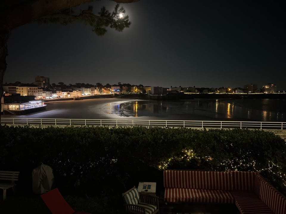 Night, Sea view