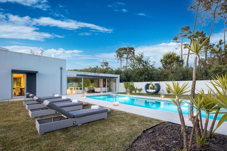 Property building, Natural landscape, Garden, Swimming pool