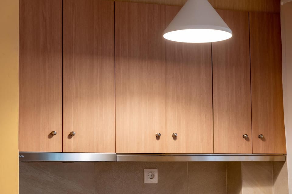 Kitchen or kitchenette, wardrobe