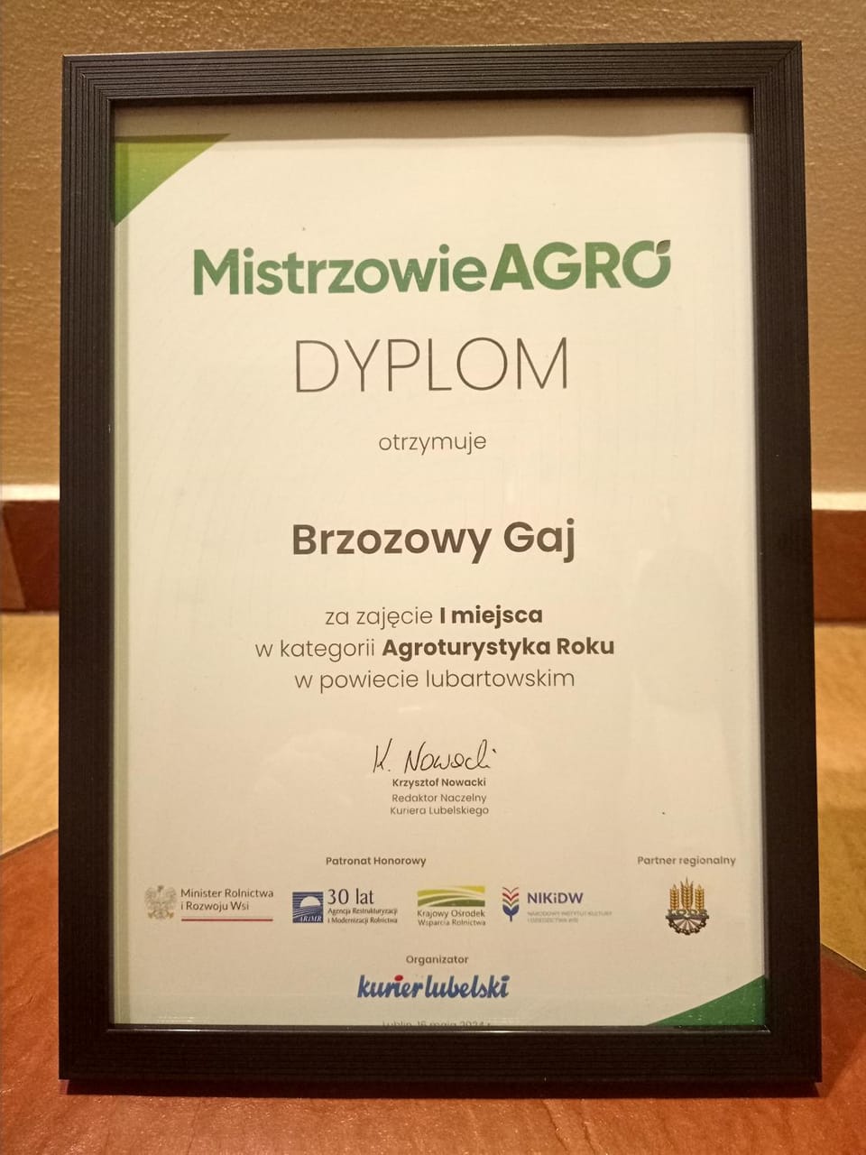 BRZOZOWY GAJ AGROTURYSTYKA House in Masovian Voivodeship