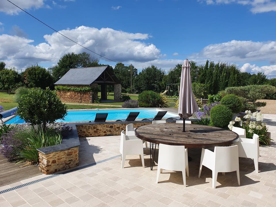 Maison de Campagne de charme avec piscine privée classée 3 étoiles Villa in Pays de la Loire
