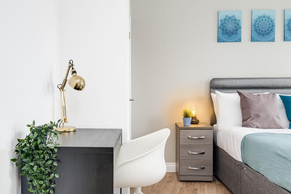 Pluxa Blue Sapphire Luxury Stay Free parking Free WIFI - Walk Everywhere, Travel, Biz, Leisure Apartment in Birmingham