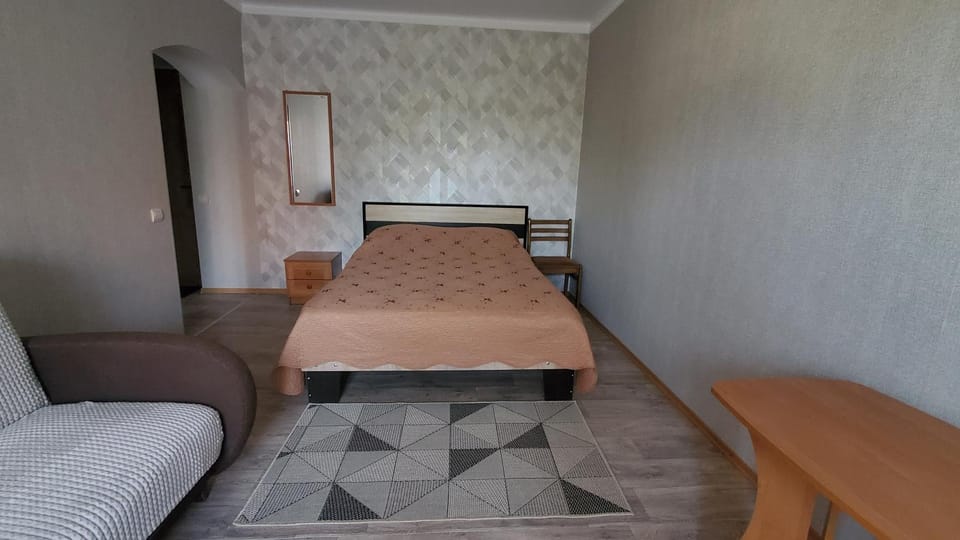 Bed, Living room, Photo of the whole room