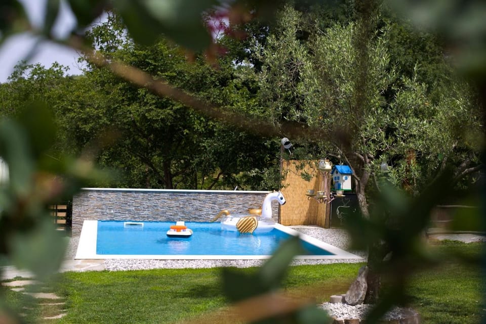 Natural landscape, Garden, View (from property/room), Pool view, Swimming pool