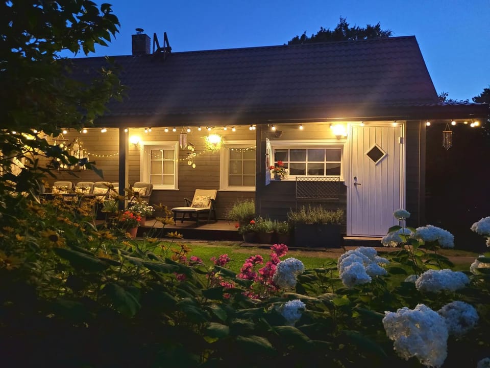 Property building, Summer, Garden