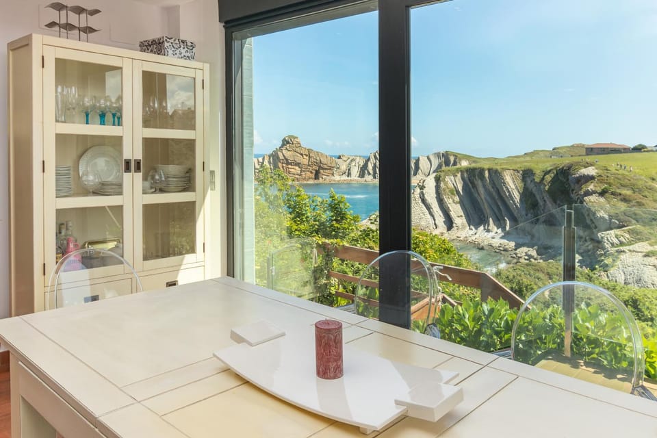Natural landscape, Dining area, Sea view