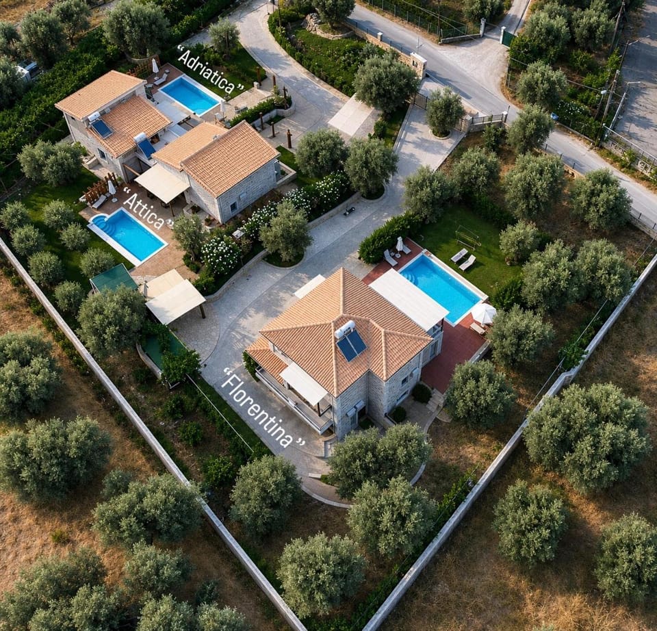 Property building, Day, Neighbourhood, Natural landscape, Pool view, Street view, Swimming pool, sunbed