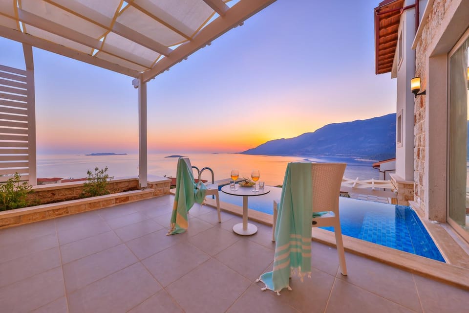 Balcony/Terrace, Sea view, Sunset