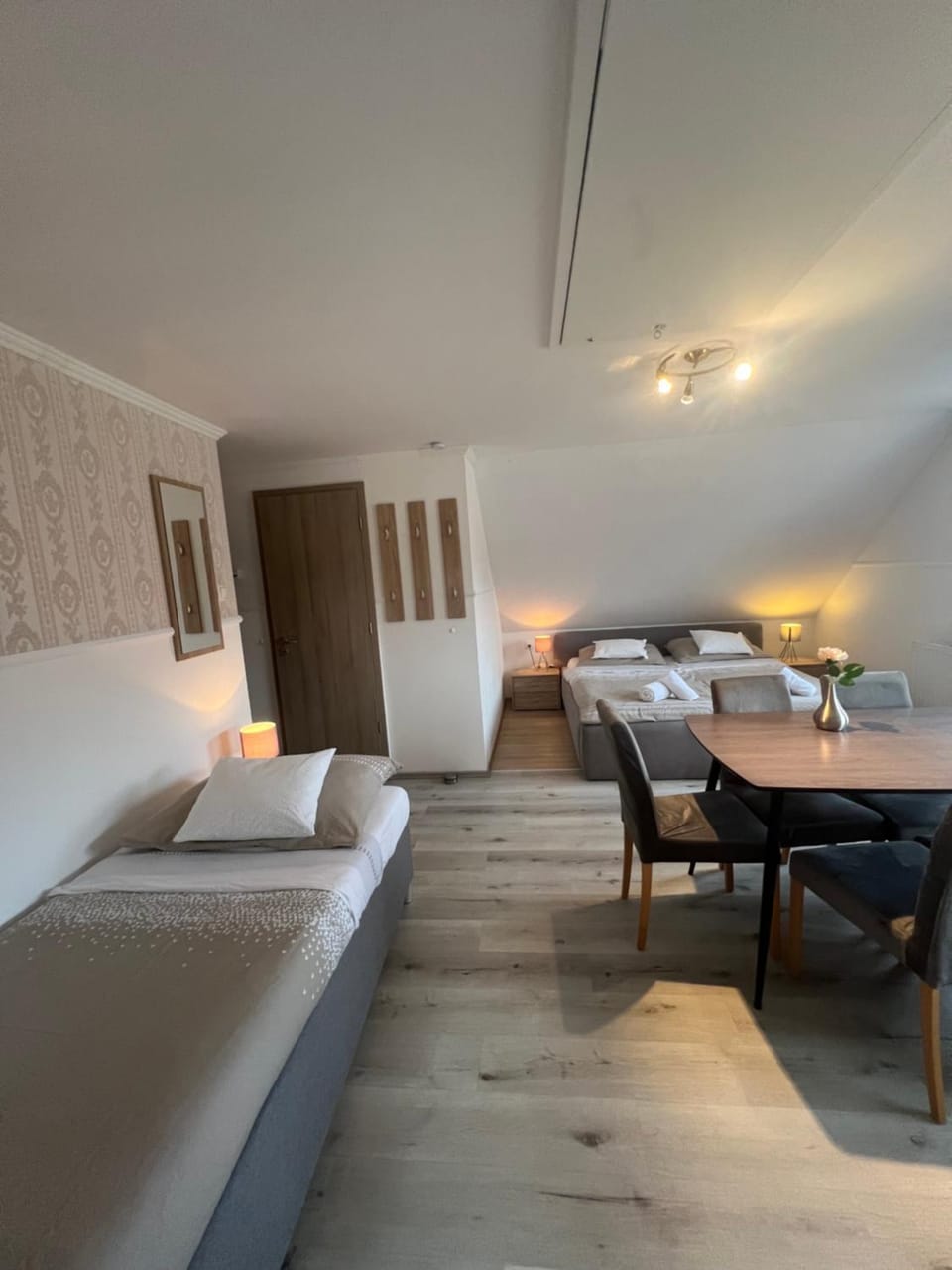 Living room, Dining area, Bedroom