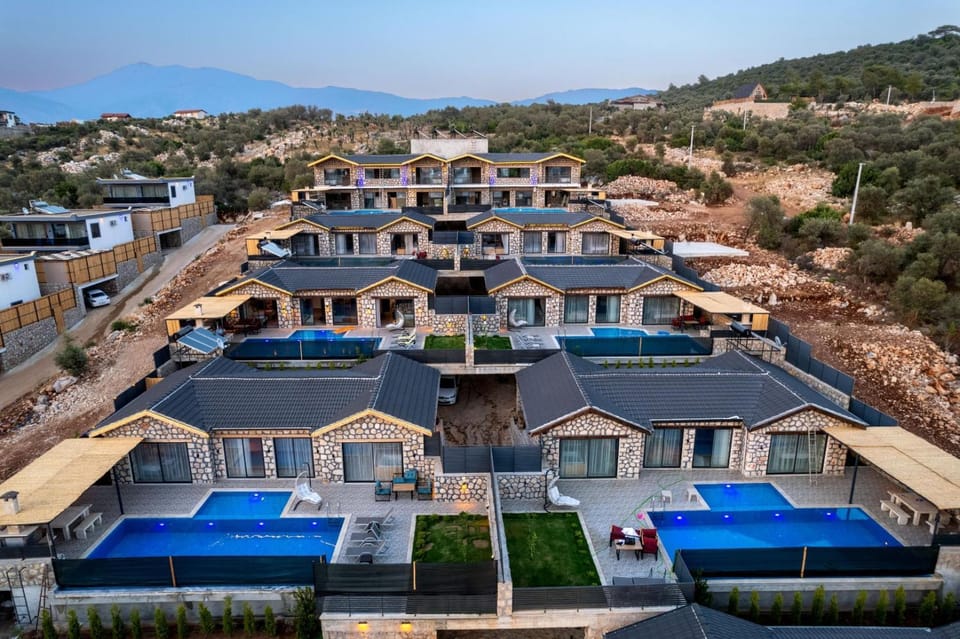 Kalkan'da 2 Yatak Odalı Jakuzili Villa-Villa Seabird Villa in Antalya Province