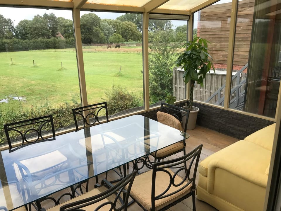 Dining area, Garden view