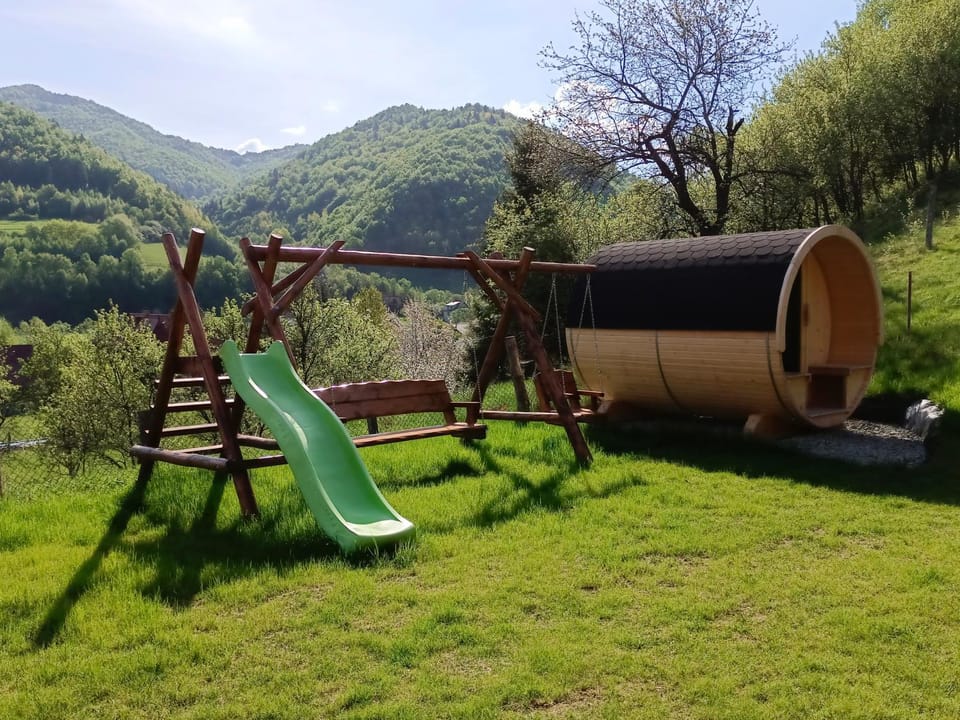 Children play ground, Sauna