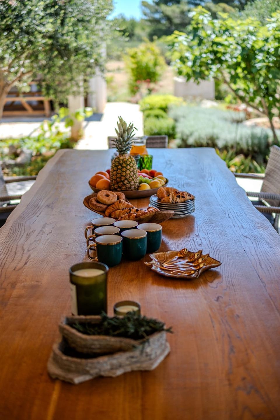 Garden view, Breakfast