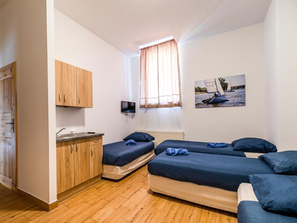 Bed, TV and multimedia, Kitchen or kitchenette, Photo of the whole room, Bedroom