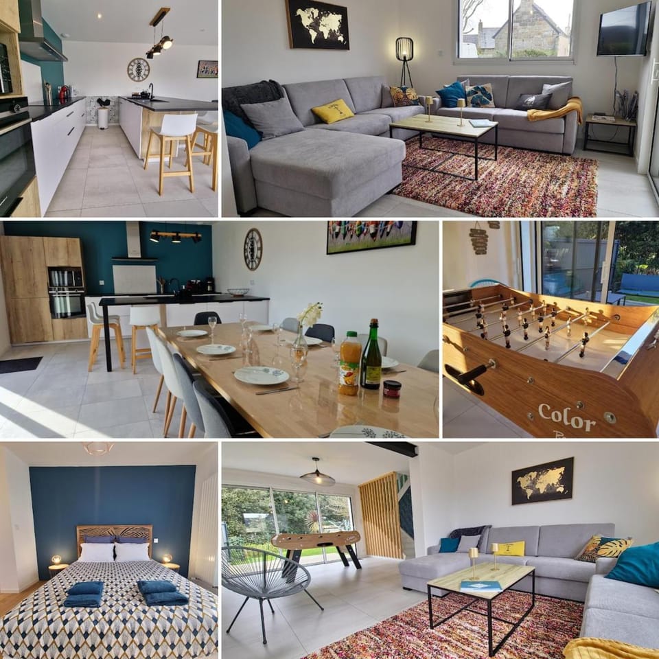 300m de la mer, villa moderne spacieuse 6-12 pers à Trévignon House in Trégunc
