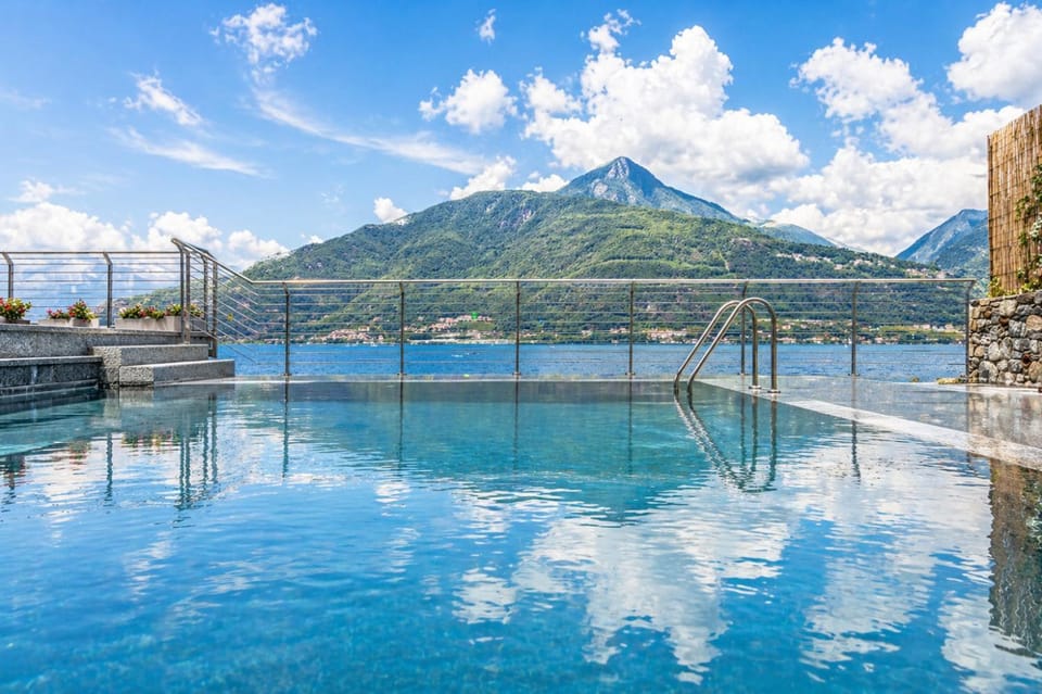 Nearby landmark, Day, Natural landscape, Lake view, Mountain view, Pool view, Swimming pool