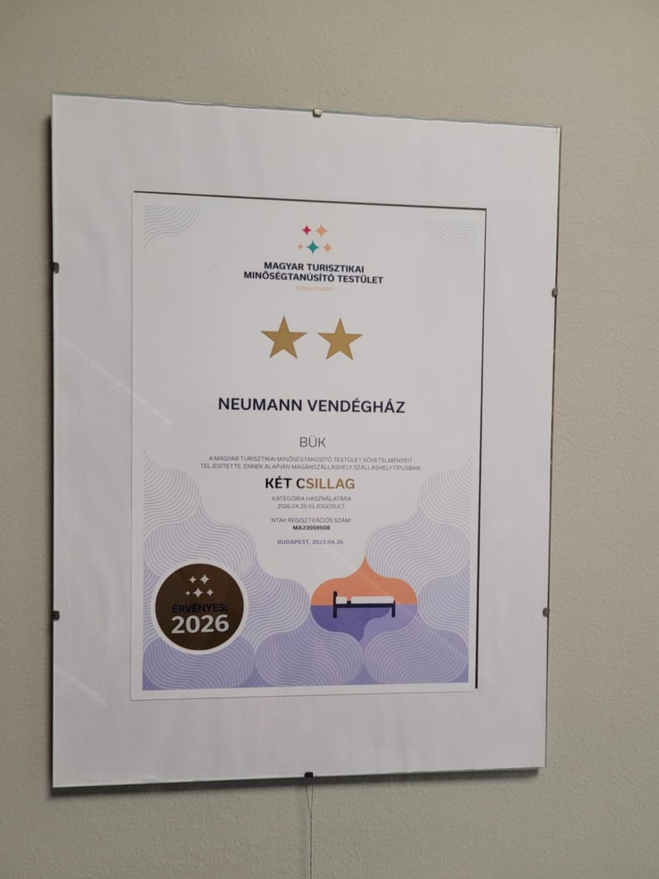 Logo/Certificate/Sign, Area and facilities