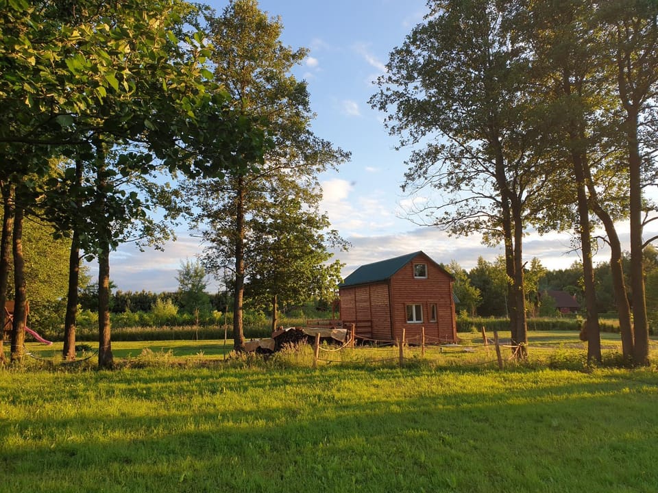 JEZIORAKI Uroczy domek i sauna 400m od jeziora Nowa Jedlanka House in Masovian Voivodeship