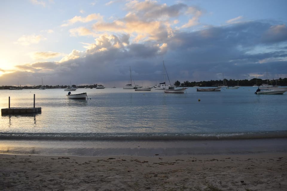 Natural landscape, Sea view, Sunset