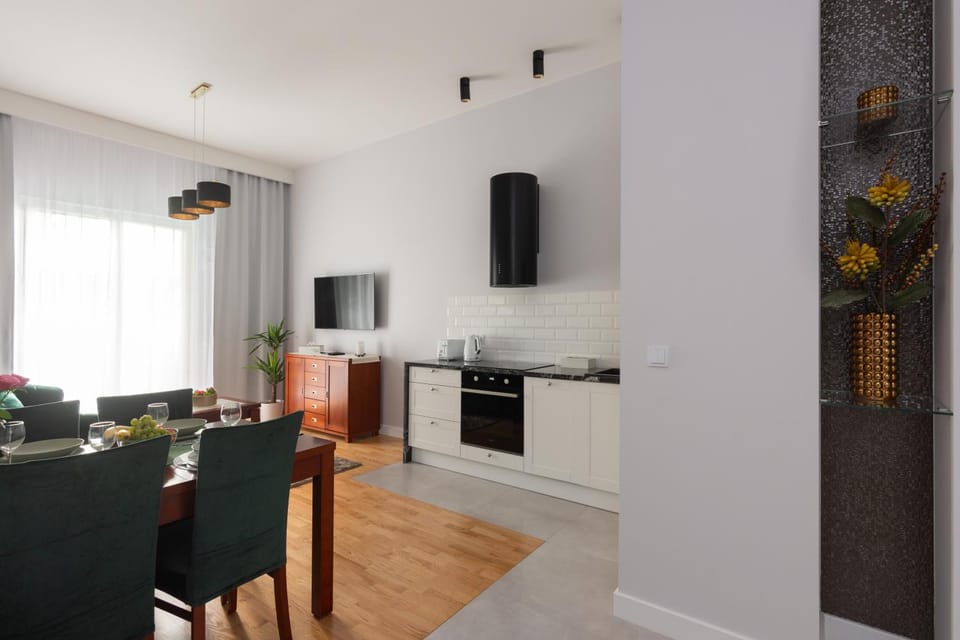 Kitchen or kitchenette, Living room, Dining area