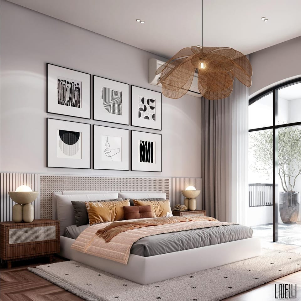 Photo of the whole room, Bedroom