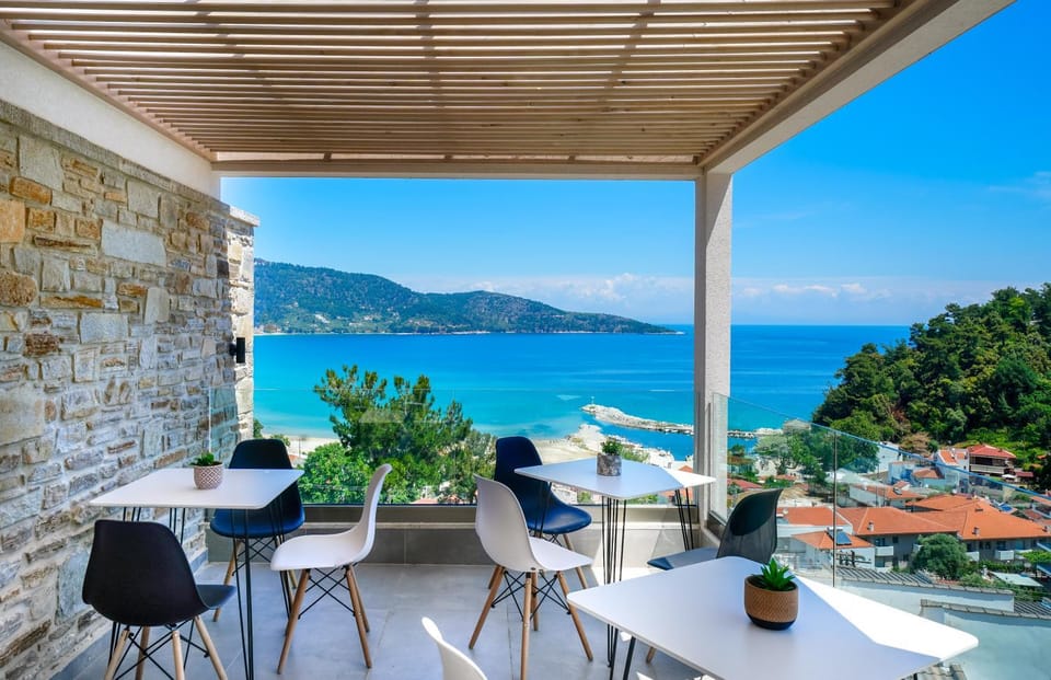 Patio, Seating area, Sea view