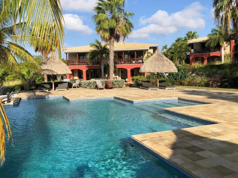 Property building, Patio, Garden, Garden view, Pool view, Swimming pool
