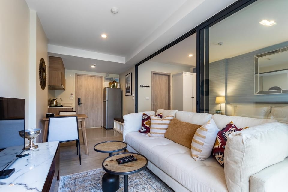 Kitchen or kitchenette, Living room, Photo of the whole room