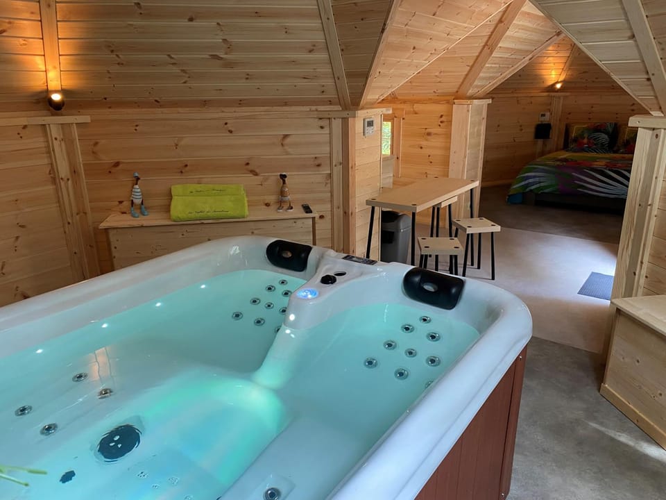 Bed, Hot Tub, TV and multimedia, Photo of the whole room, Bedroom, locker