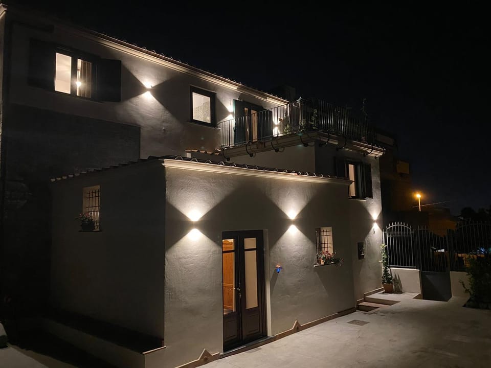 Property building, Night, Balcony/Terrace, Bedroom