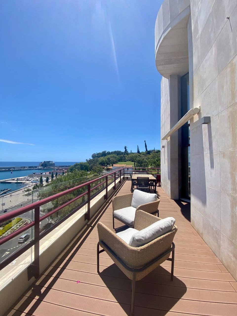 Natural landscape, View (from property/room), Balcony/Terrace, Sea view