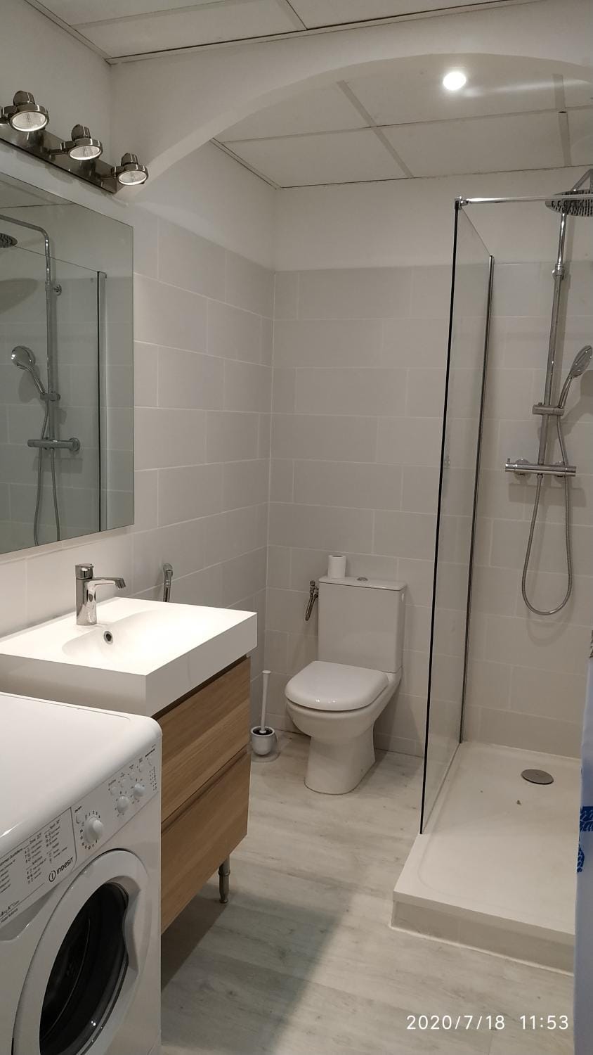 Shower, Toilet, Bathroom, washing machine