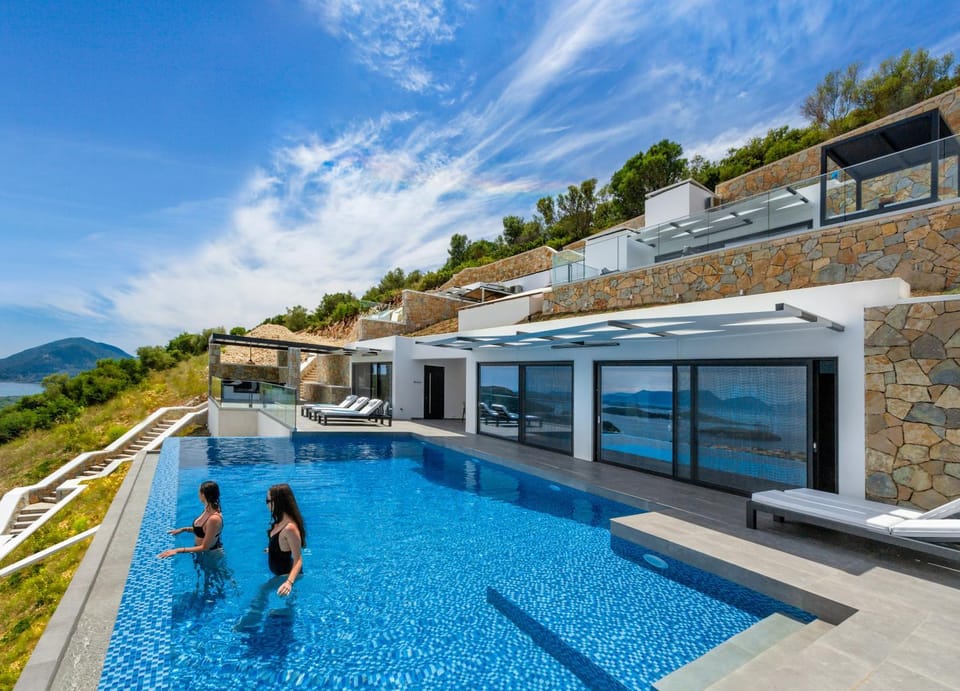 Property building, People, Pool view, Swimming pool