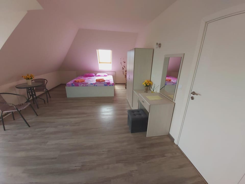 Bed, Bathroom, Seating area, wardrobe