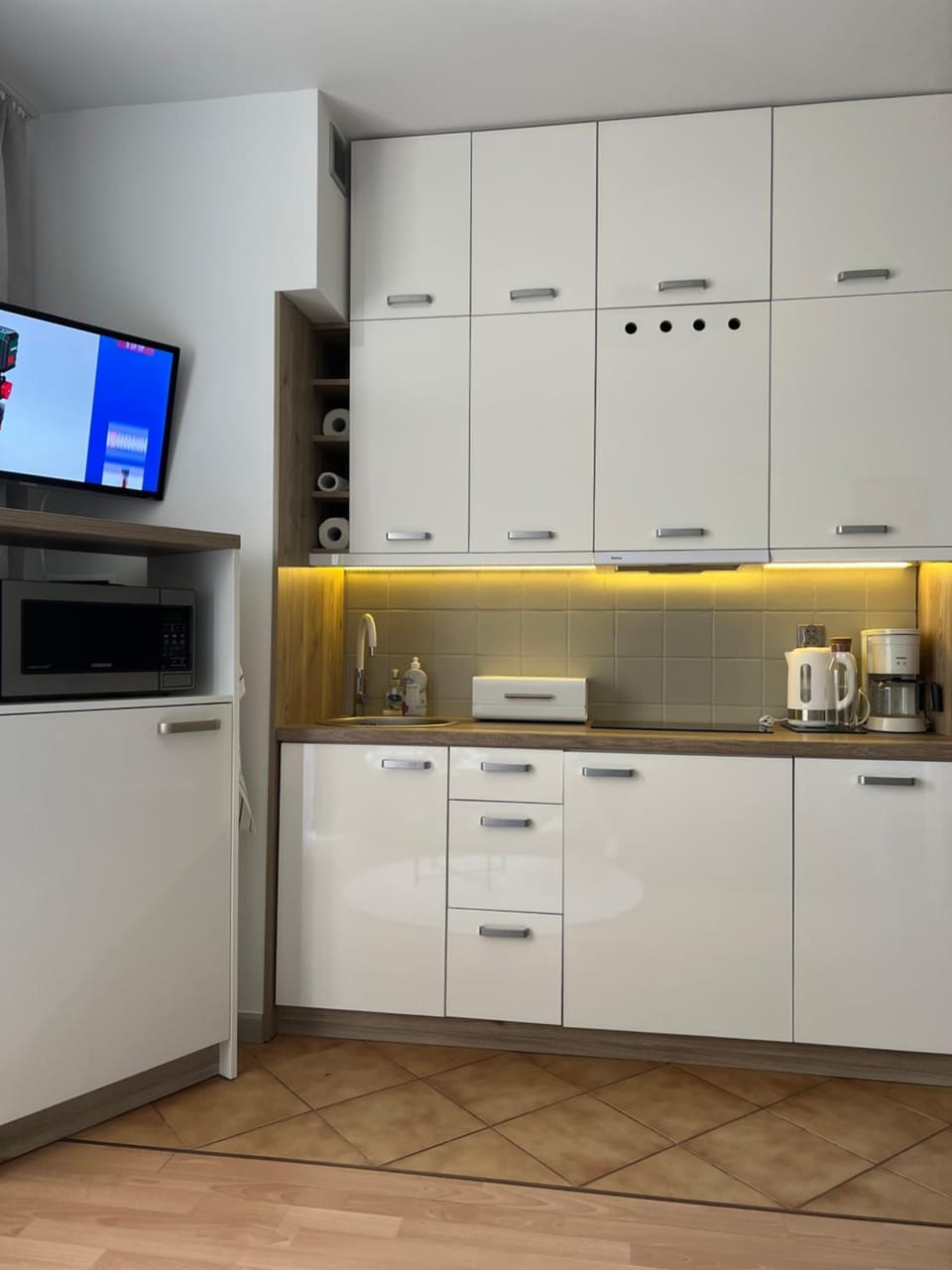 Apartament Przy Kawczej - Pokój z aneksem kuchennym Apartment in Miedzyzdroje