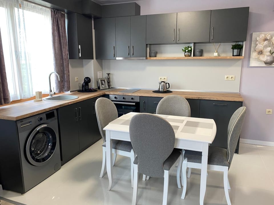Kitchen or kitchenette, Dining area