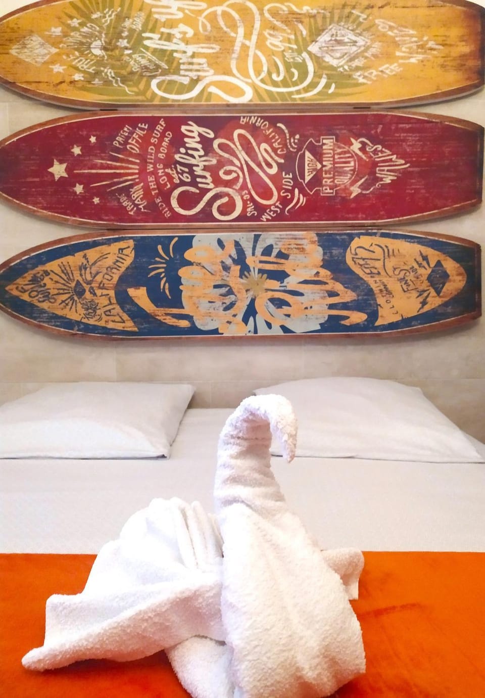 Decorative detail, Bedroom, towels