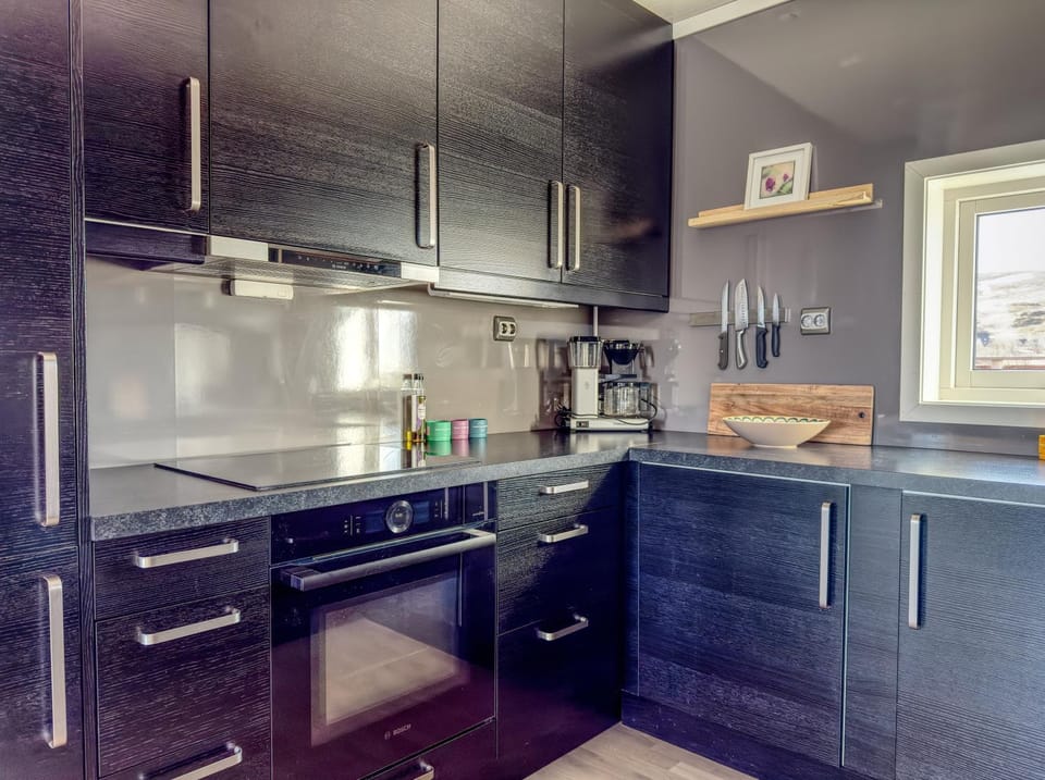 Coffee/tea facilities, Kitchen or kitchenette, microwave, oven, stove