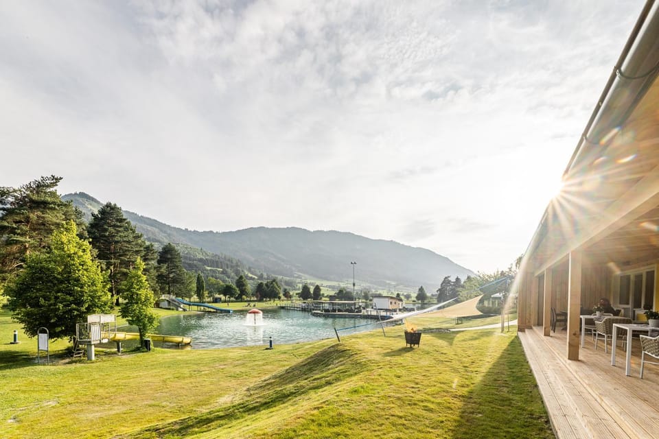 Balcony/Terrace, Lake view, Mountain view