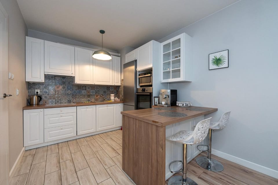 Kitchen or kitchenette, dishwasher, minibar, stove